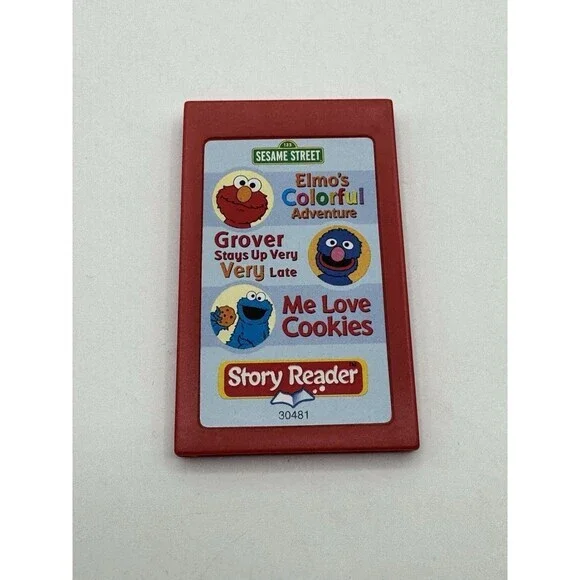 Sesame Street Story Reader Cartridge Elmo Cookie Monster Grover