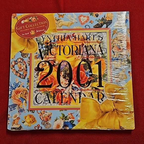 Cynthia Hart's Victoriana 2001 calendar UNOPENED cards scrapbooking decoupage