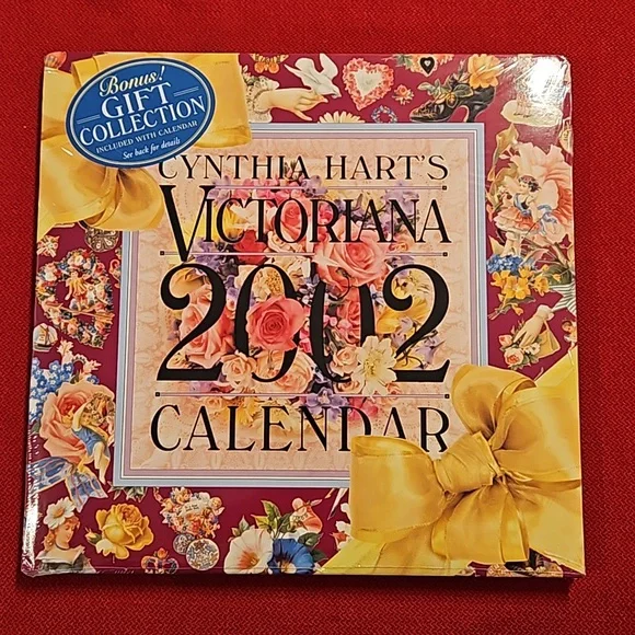 Cynthia Hart's Victorian 2002 calendar with ALL the bonuses NIP Vintage ephemera