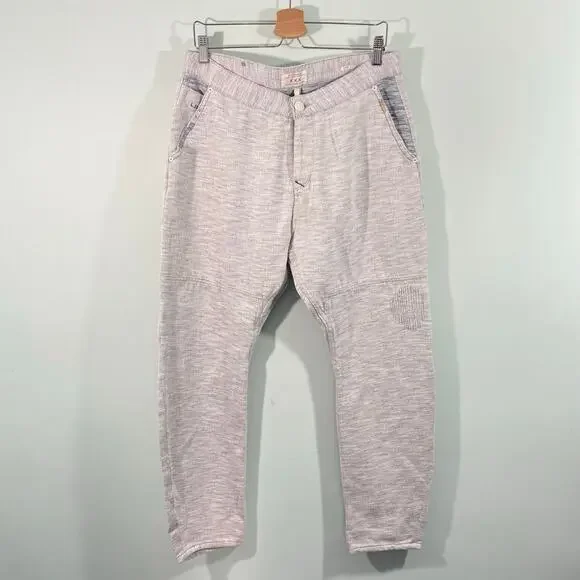 Scotch & Soda Men Grey The Lava Tears Slim Fit Distressed Pants Size L NWT