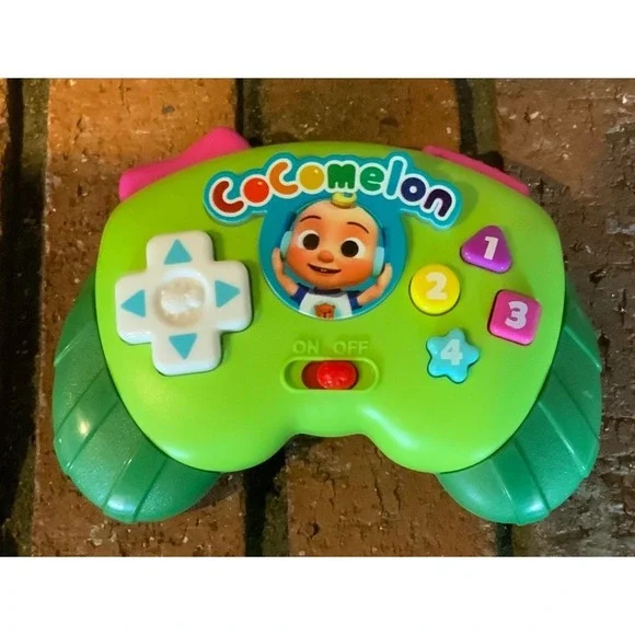 Cocomelon JJ Learning Video Game Controller Toy Green Toddler Educational Sound