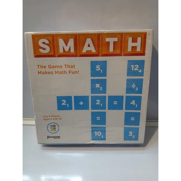 SMATH The Game That Makes Math‎ Fun Educational Board Game for Kids Ages 6+