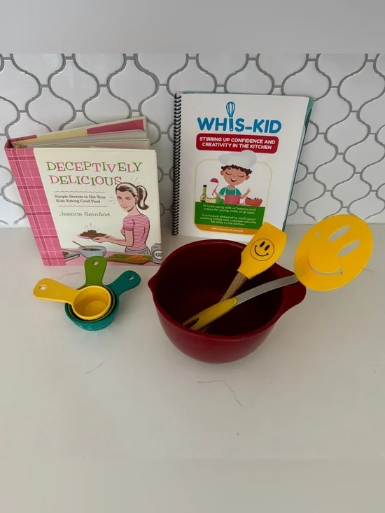 Kids Cooking Cookbook Bundle | Deceptively Delicious + Whis-Kid | Summer Fun