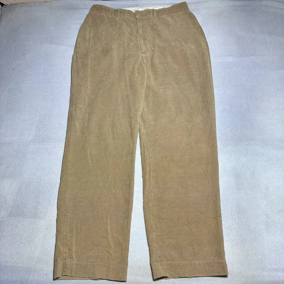 Ralph Lauren Polo Golf Brown‎ Corduroy Pants Mens Size 35x32** Casual Stretch