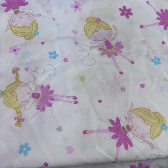 Cynthia Rowley Twin Sheet Set Twirling Twinkle Darling Ballerina‎ Dancing EUC