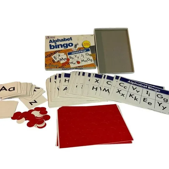 Alphabet Bingo Active Learning Game 3-36 Players Preschool‎ Pre-k Activities FUN