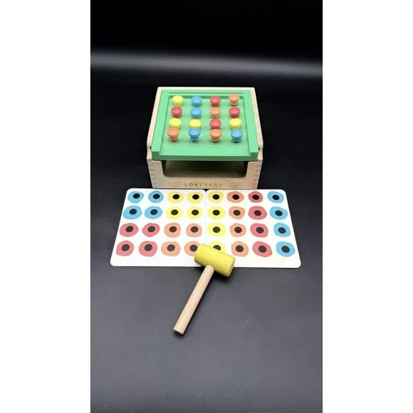 LovEvery Toddler/Baby Toy - Match & Tap Hammer box From The Investigator PlayKit