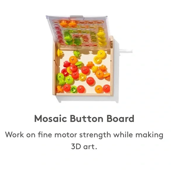 Lovevery Mosaic Button Board