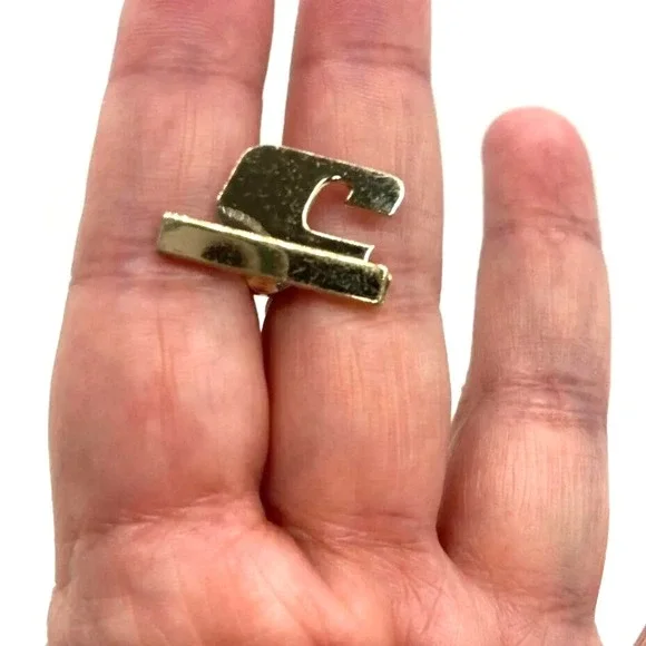 Vintage Initial C Cufflinks Pair Mens‎ Shirt Cuff Links Retro Gift