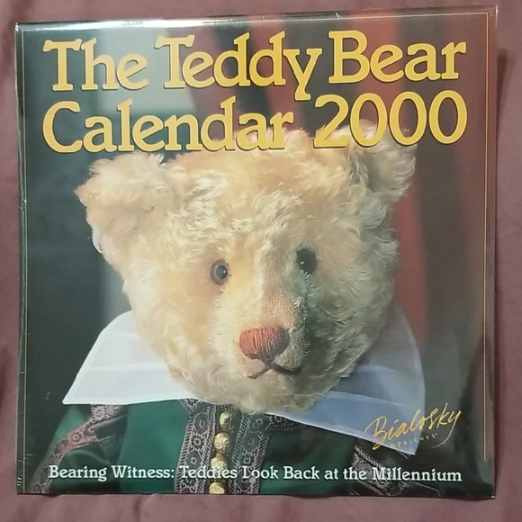 Vintage Teddy Bear Calendar 2000