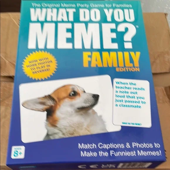 WHAT Do YOU MEME FAMILY GAME FOR FAMILY NWT. Ages 8 & up