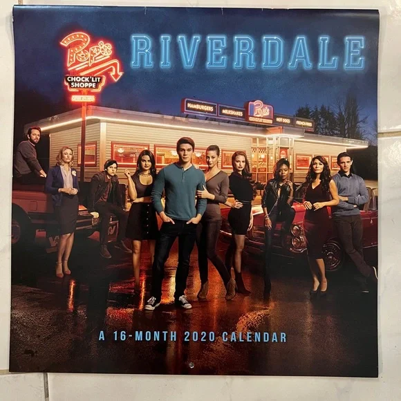 Riverdale 16-month 2020 calendar. Gently used condition no writing anywhere