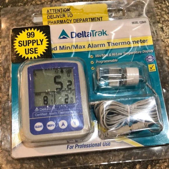 DeltaTrak‎ 12238-01 Certified Min-Max Alarm Thermometer