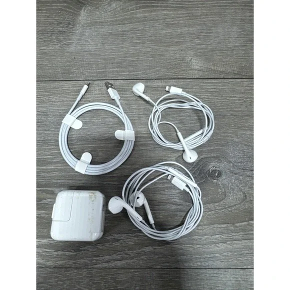 Apple 10W Genuine USB Wall Power Adapter Charger Lightning Cable for iPad iPhone