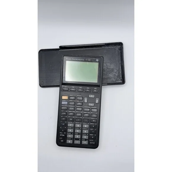 Texas Instruments TI-85 Graphing Calculator TI-85 w/ Cover Tested Works Cleaned