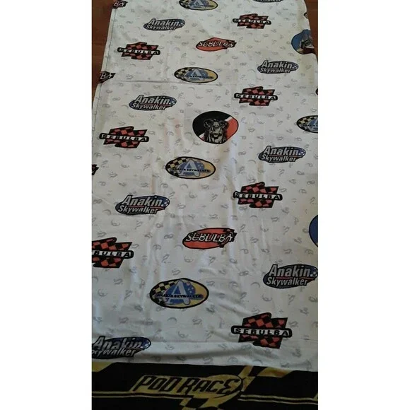 Vintage Sheet Star Wars ,Twin Flat Anakin Skywalker Sebulba USA