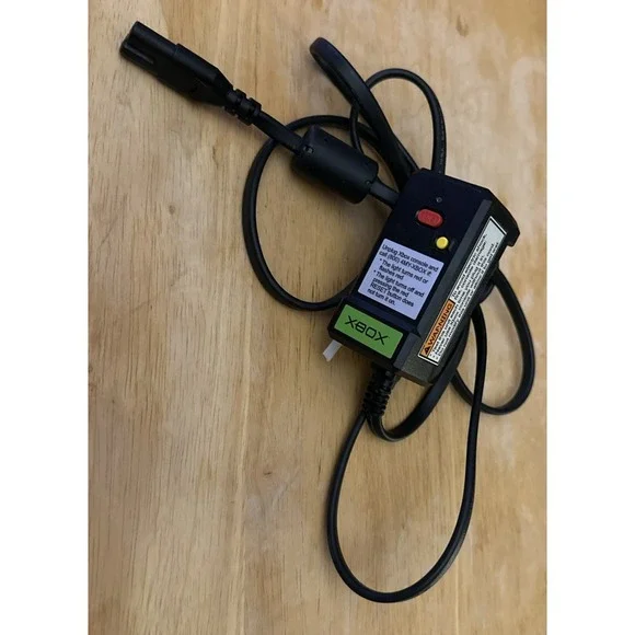 Original Microsoft OEM Xbox Power Surge Supply AC ADAPTER CABLE GREAT CONDITION