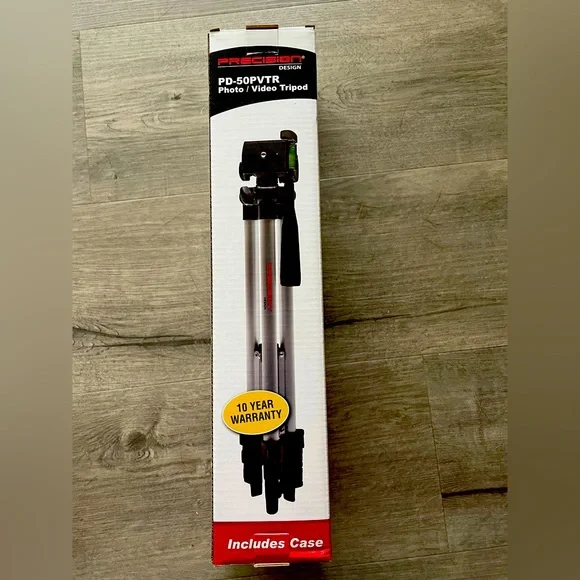 NIB Precision PD-50PVTR photo /video tripod.