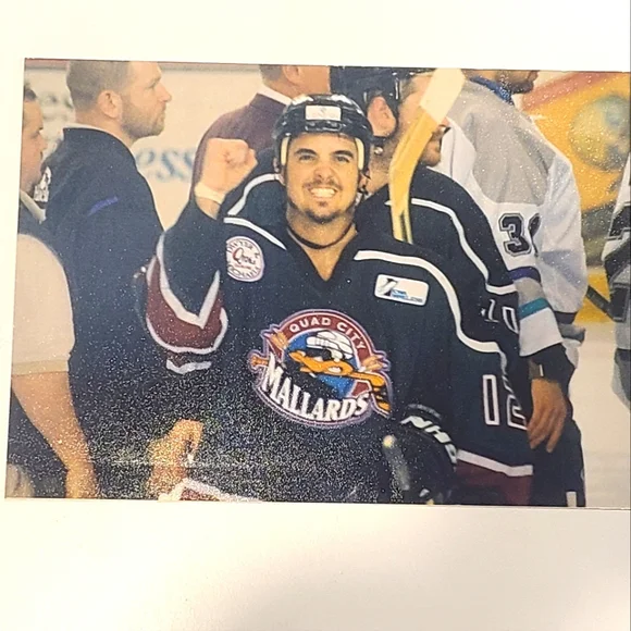 Quad City Mallards Patrick Nadeau Hockey Photo - Goal Scoring