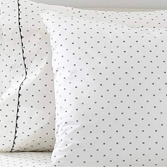 Splendid home hashtag king size pillowcase pair grey and navy cottagecore