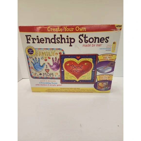 Friendship Stones - Create Your Own - Sealed Contents - Never Used - Craft Kit