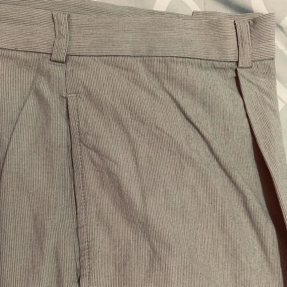 Perry Ellis Cream Dress Pants Tailored Fit