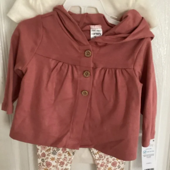 Carter's‎ Pink Floral Baby Outfit
