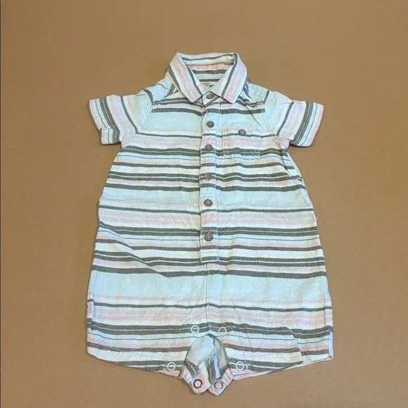 Carter's Striped 12 m Romper onesie