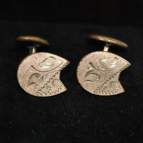 Antique Gold-filled Engraved 