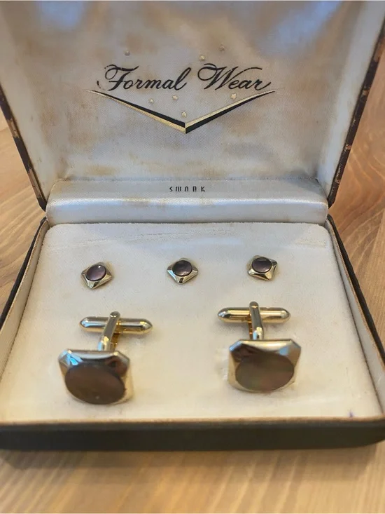 Vintage Men's Formal Wear Cufflinks Smank