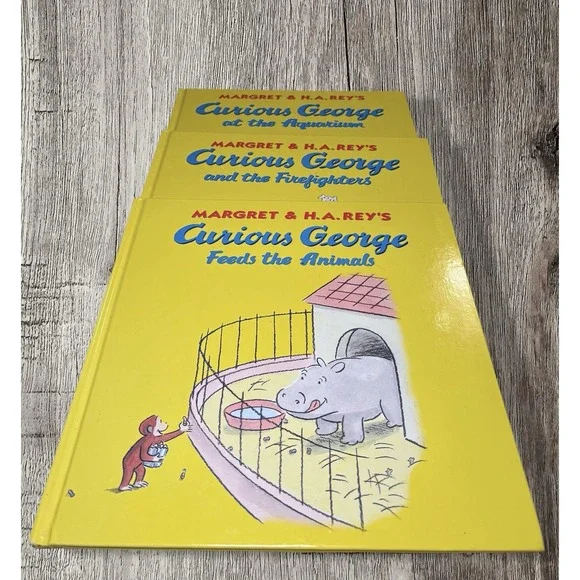 Lot of 3 Curious George Books