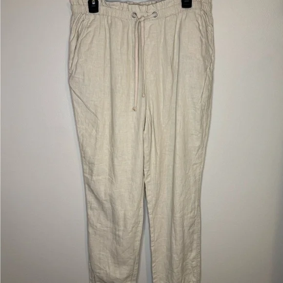 Social Standard by Sanctuary Linen Jogger Pants Size L