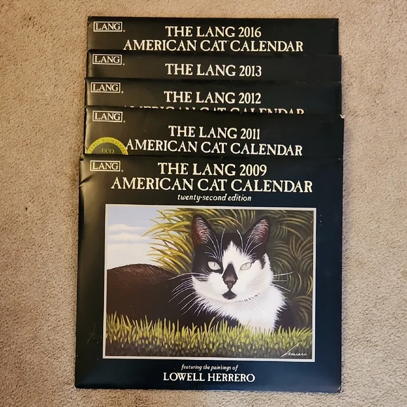 Lang American Cat Calendar Collection