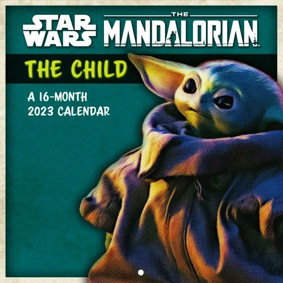2023 Star Wars Mandalorian Mini Calendar 📅 16-Month NEW!!