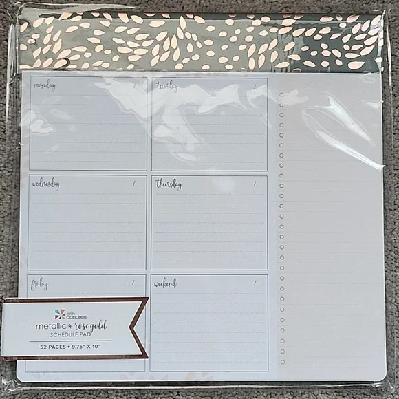 Erin Condren Schedule Pad