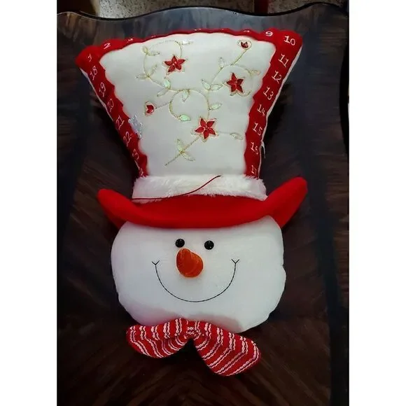 VINTAGE/ COLLECTIBLE AVON 1989 SNOWMAN COUNTDOWN TO CHRISTMAS CALENDAR