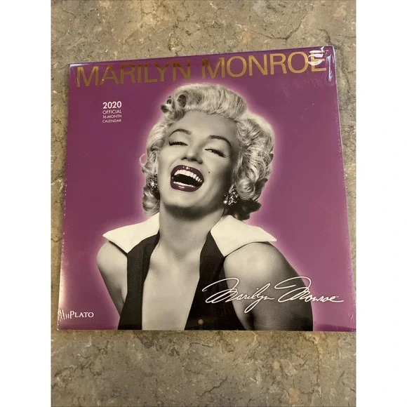 Plato Marilyn Monroe Wall Calendar - 16-Month 2020 Calendar, 12