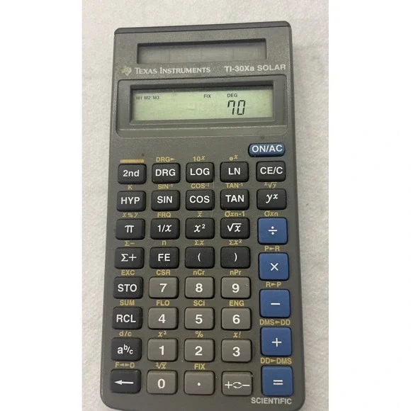 Texas Instruments TI-30Xa Solar Scientific Calculator