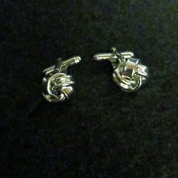 Cufflinks Silver Knots