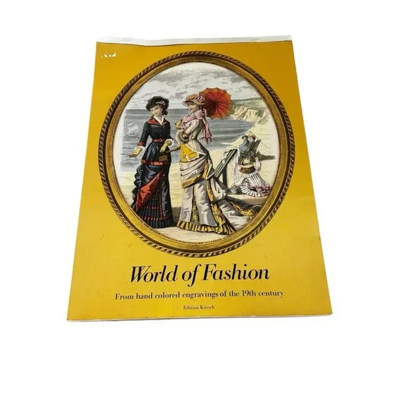 Vintage 1970 West Germany World Of Fashion Adolf Korsch 19th Century Calendar