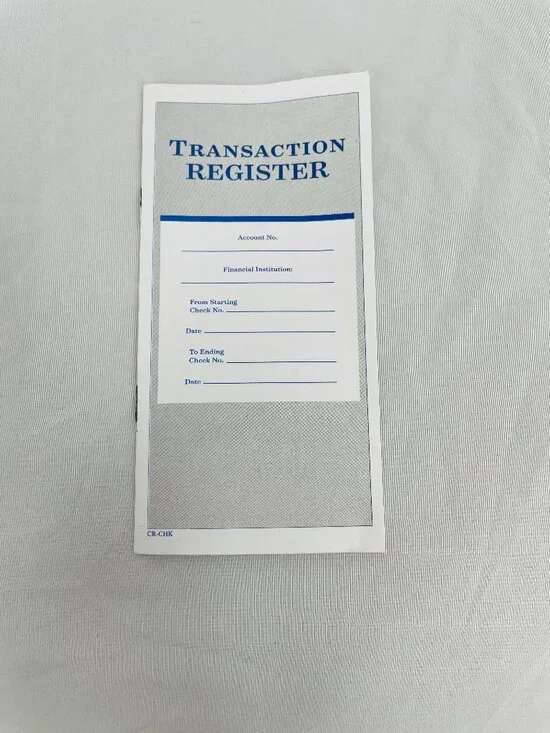 2022-2024 Check Book Itemizer Booklet (Never Used)