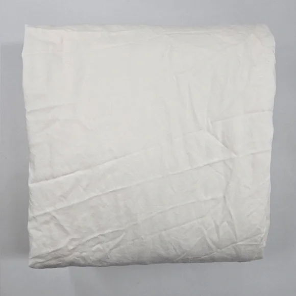 QUINCE Luxury Organic Sateen Flat Sheet King IVORY 5535