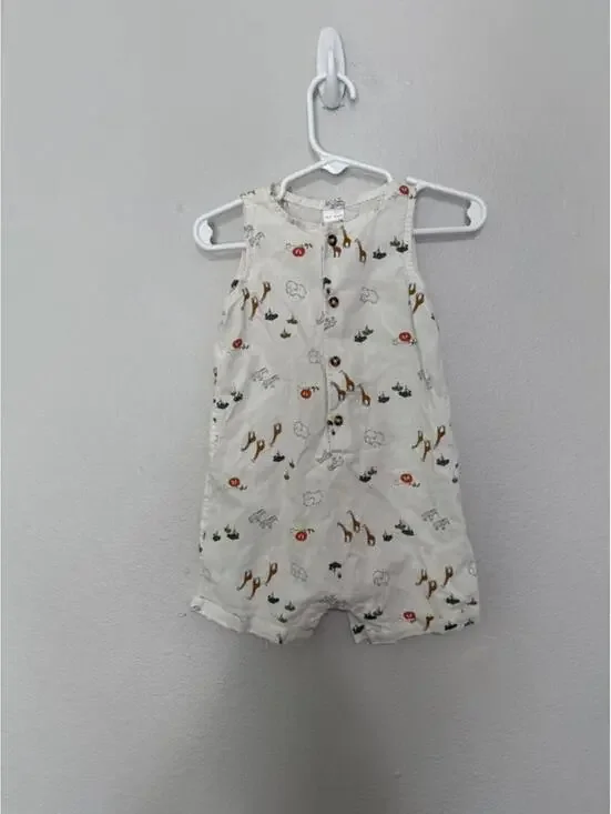 Carters linen style romper 18m