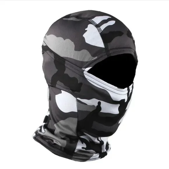 Balaclava Camo Face Mask UV Protection Hood Outdoor Tactical Skiing Cycling Mask