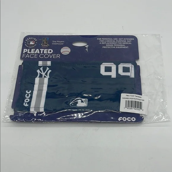 New York Yankees Pleated Face Cover