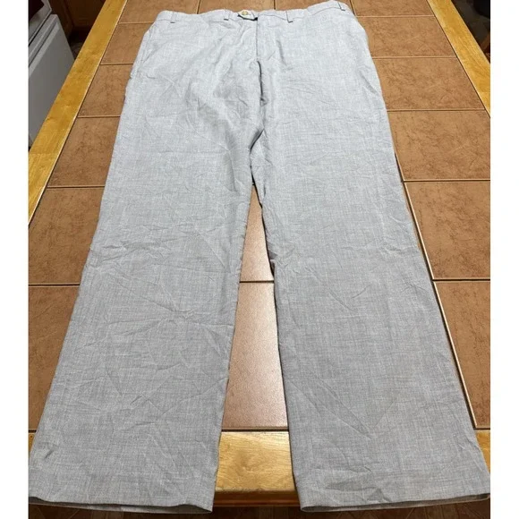 Ralph Lauren White Label Pants Mens 40 x‎ 32 Slim Fit Gray Poly Viscose Stretch