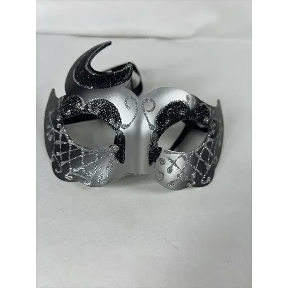 Black Classical Venetian Masquerade Mask Party Prom Mardi Gras Halloween Costume
