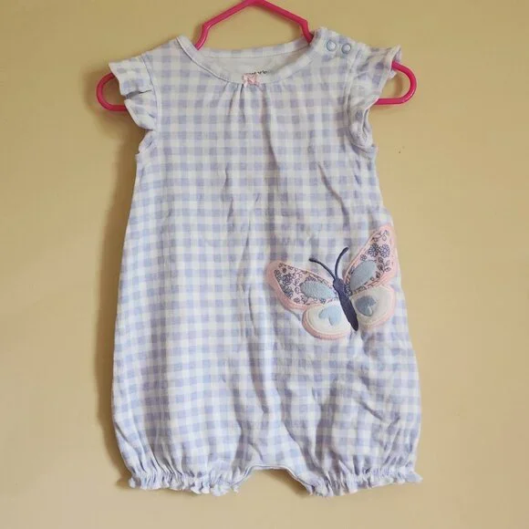 Carters - Adorable Butterfly Romper Size 6 Months