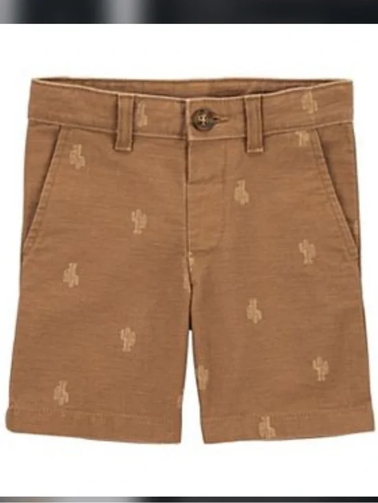 Carter’s Cactus Flat Front Shorts- 5T