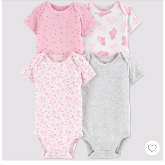 Carter's Baby Girls 4pk Cloud Bodysuit Just One You